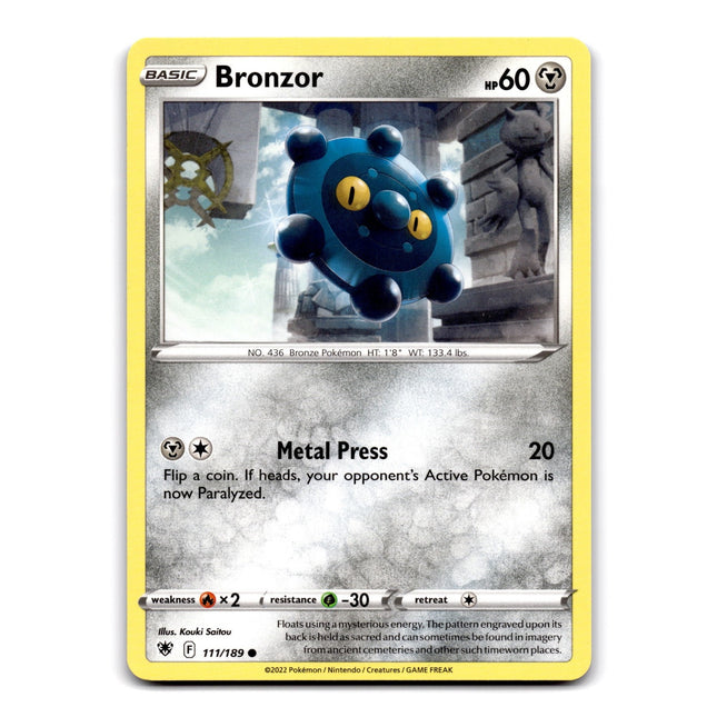 Bronzor Common SWSH10: Astral Radiance 111/189 NM