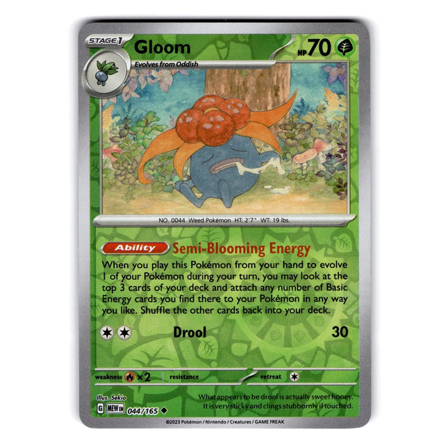Gloom Uncommon SV: Scarlet & Violet 151 044/165 NM