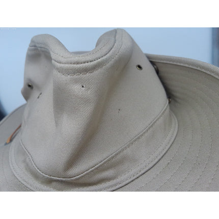 Walt Disney World Hat Tan Adult Small Safari Snap Button