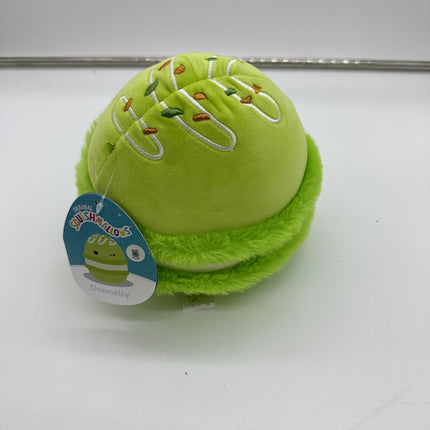 RARE Squishmallow 7.5" Donnelly Macaroon Soft Lime Green Cookie Plush BNWT