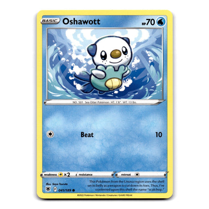 Oshawott Common SWSH10: Astral Radiance 041/189 NM
