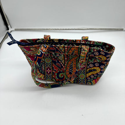 Vera Bradley Quilted Retired Warmer Swirls Paisley Shoulder Bag Purse Tote Bag