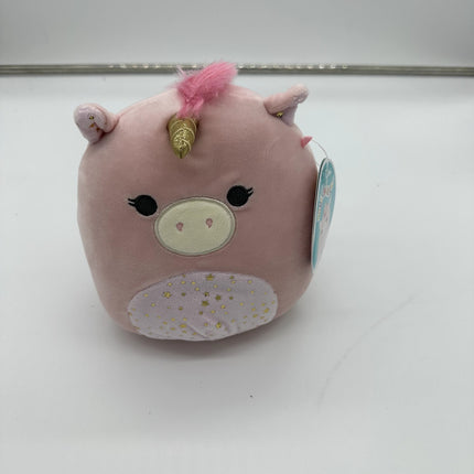 Squishmallow Mikah Pink Unicorn 7.5” Plush NWT Soft Cuddly Toy Gift Collectible