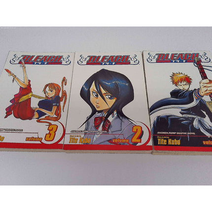 bleach manga english Vol. 1,2,3. Shonen Jump Tire Kubo