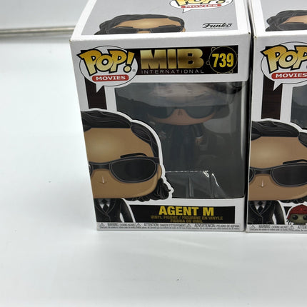 Funko Pop! Movies MIB Agent M solo And Agent M & Pawny #742 Walmart Exclusive