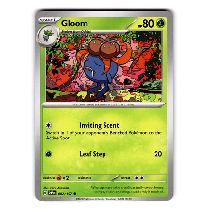 Gloom Common SV03: Obsidian Flames 002/197 NM