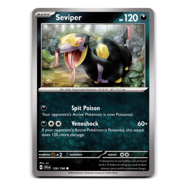 Seviper Common SV01: Scarlet & Violet Base Set 128/198 NM