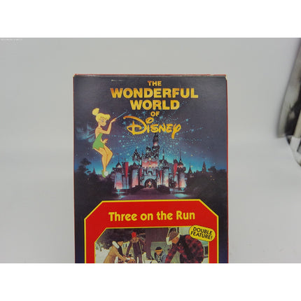 The Wonderful World of Disney Three on the Run VHS