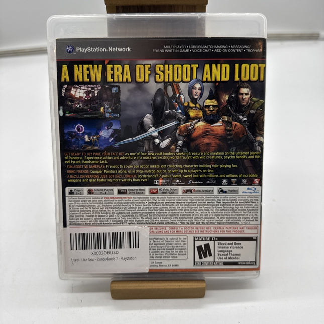 Borderlands 2 (Sony PlayStation 3, 2012) PS3 with Manual VIDEO GAME