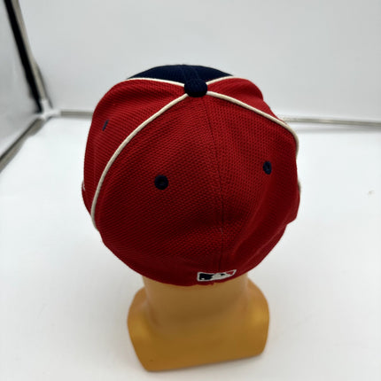 Vintage New York Yankees 3930 Twins Hat Cap Navy Blue Red MLB Rare New Era