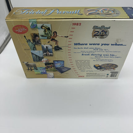 Trivial Pursuit 20th Anniversary Edition Board Game Hasbro 2002