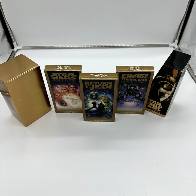 Star Wars Trilogy VHS 3-Tape Boxed Set THX Gold Special Edition 1997