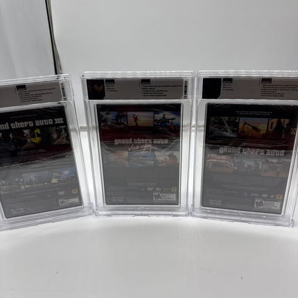 Grand Theft Auto III GTA 3 + San Andreas PS2 - Trilogy - SEALED - WATA 9.8 A++