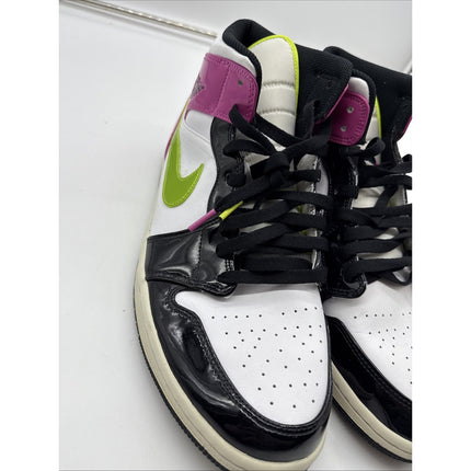 Size 13 - Air Jordan 1 SE Mid Cyber Active Fuchsia Pink Green