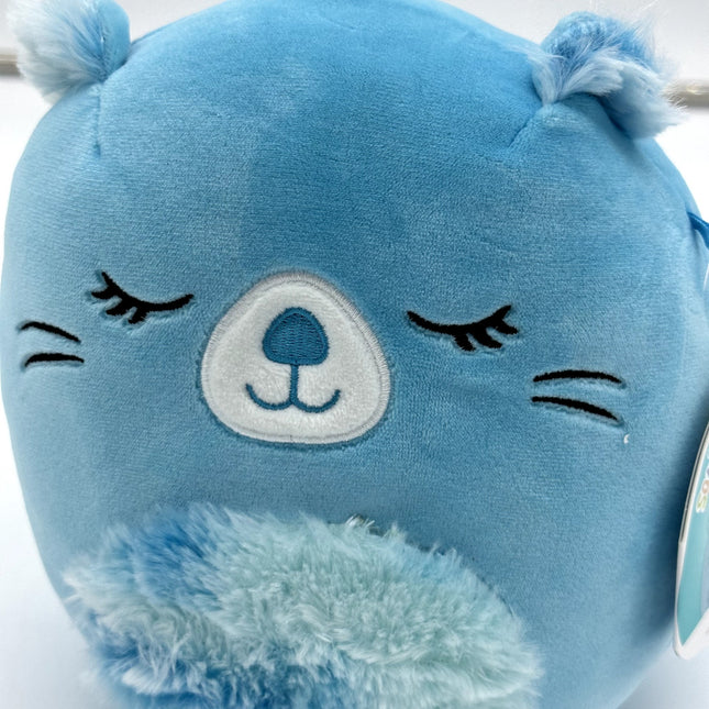 2022 Squishmallow 8” BARA the BLUE BEAVER NWT Kellytoy VERY RARE BRAND NEW