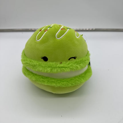 RARE Squishmallow 7.5" Donnelly Macaroon Soft Lime Green Cookie Plush BNWT