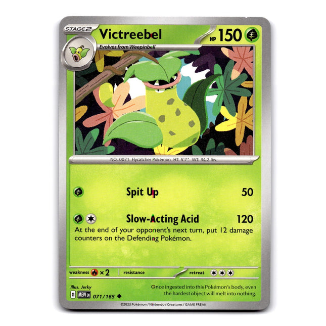 Victreebel Uncommon SV: Scarlet & Violet 151 071/165 NM