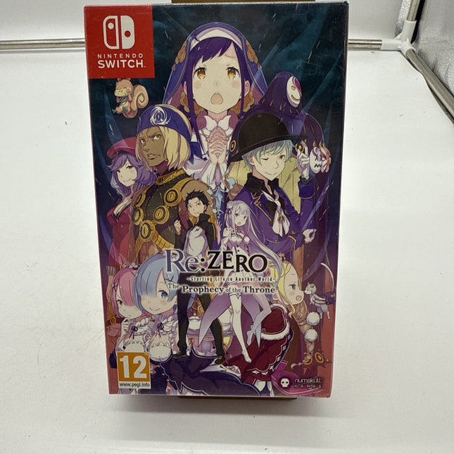 Re:Zero Prophecy of the Throne Day One Edition - Nintendo Switch - New Sealed