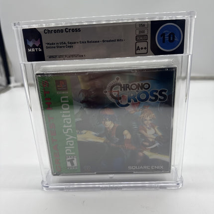 Chrono Cross Sony PlayStation PS1 Greatest Hits Sealed New WATA 10 A++ Graded
