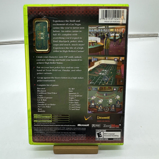 High Rollers Casino (Xbox) - Video Game - CIB