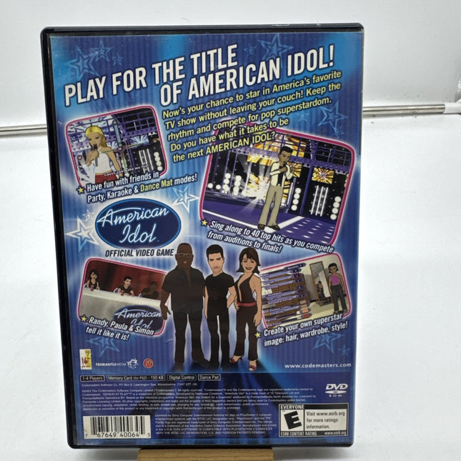 American Idol (Sony Playstation 2 PS2, 2003) CIB COMPLETE