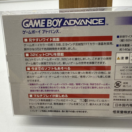 Nintendo Gameboy Advance GBA Console Milky Blue w/Box Tested Rare Japan Import