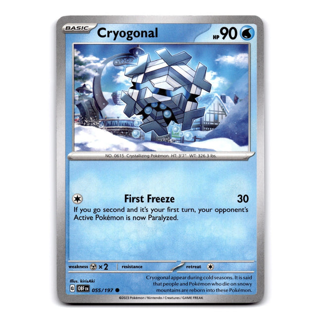 Cryogonal Common SV03: Obsidian Flames 055/197 NM