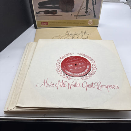 Music Of The World's Great Composers 12 LP Box Set RCA Records Complete
