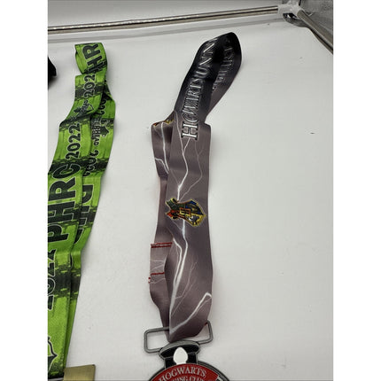 Harry Potter Hogwarts Running Club Race Medals Medallions W/ Lanyards Potterhead