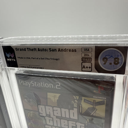 Grand Theft Auto III GTA 3 + San Andreas PS2 - Trilogy - SEALED - WATA 9.8 A++