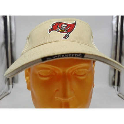 Tampa Bay Buccaneers Bucs NFL Red & Beige Sun Visor/Hat Raymond James - Football