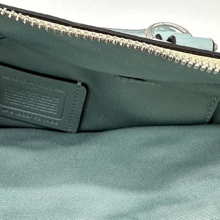 COACH BLUE AND BAIGE EMMA SATCHEL IN SIGNATURE CANVAS B1922-F31468 W WALLETS