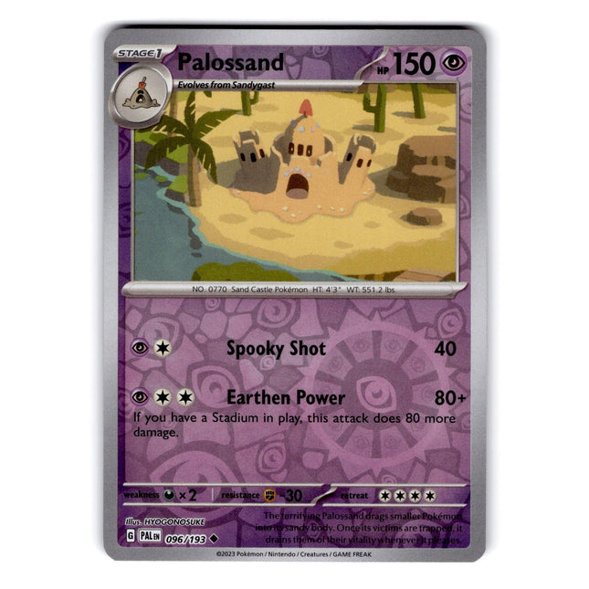 Palossand Uncommon SV02: Paldea Evolved 096/193 NM