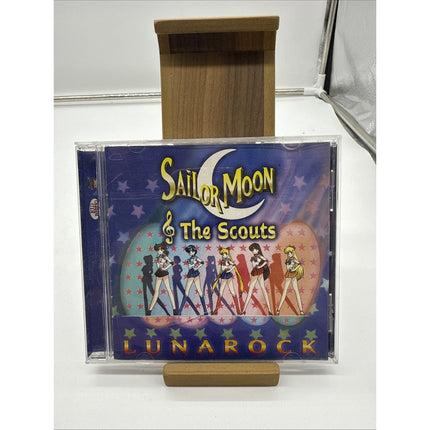 Vintage 90s Sailor Moon & The Scouts Lunarock Audio CD 1999 Pop Electro Anime /1