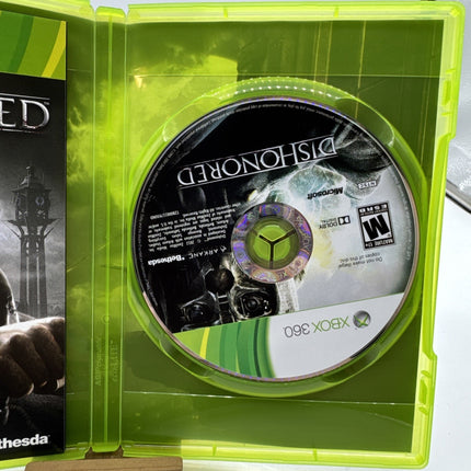 Dishonored (Microsoft Xbox 360, 2012) Complete w/ Manual - Tested Working