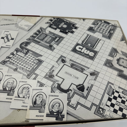 VINTAGE Clue COMPLETE Parker Brothers 1986 Classic Detective Board Game