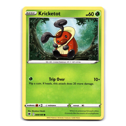 Kricketot Common SWSH10: Astral Radiance 009/189 NM