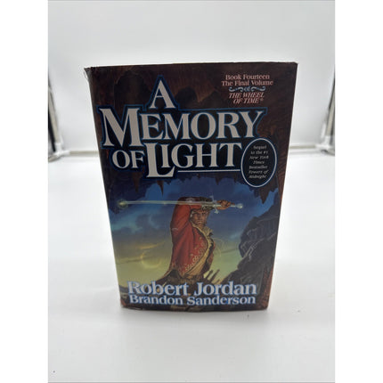 A Memory of Light Robert Jordan Brandon Sanderson HC 1st Ed Wheel of Time Signed