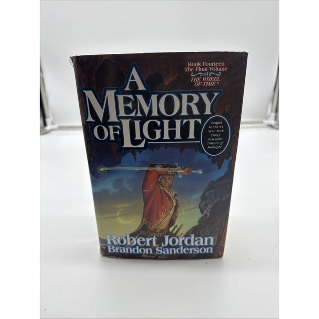 A Memory of Light Robert Jordan Brandon Sanderson HC 1st Ed Wheel of Time Signed