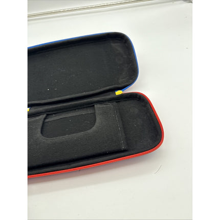 Mario Red & Blue Nintendo Switch V2 Oled Slim Travel Case - Fits Lite V1 V2 Also
