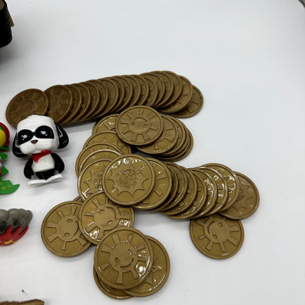 Ryans World Pirate Ship Toy Lot SS RYAN Black Ship With Figures And Coins