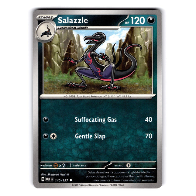 Salazzle - Darkrai Deck Uncommon Battle Academy 2024 140/197 NM