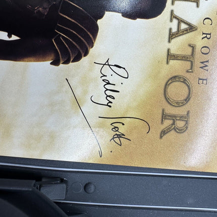 Gladiator with Russel Crowe DVD Complete, Possible Ridley Scott Signature
