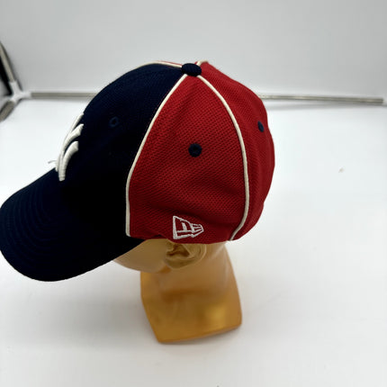 Vintage New York Yankees 3930 Twins Hat Cap Navy Blue Red MLB Rare New Era
