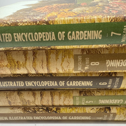 New Illustrated Encyclopedia of Gardening 4 5 6 7 8 Volume Set Everett 1964