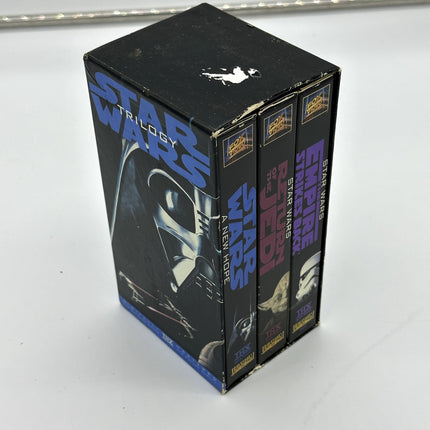 Star Wars Trilogy VHS Box Set 3 Tape Set THX 1995 Great Condition