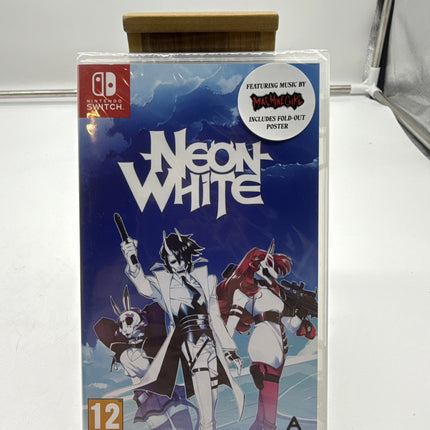 Neon White (Nintendo Switch, 2023) MachineGear W/ Fold Out Poster New Sealed