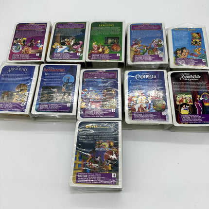 Mcdonald's Walt Disney Masterpiece Collection Video Figures Lot Of 11 Toys New