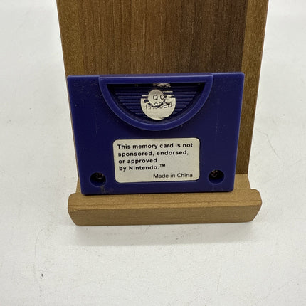 N64 Controller Nintendo 64 Memory Card - Tested CLEAN By Hip Gear Purple