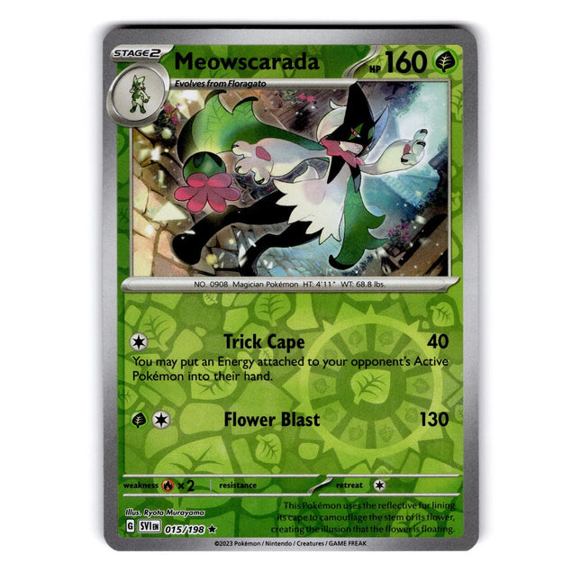 Meowscarada - Rare SV01: Scarlet & Violet Base Set 015/198 NM